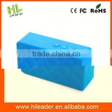 Customized new arrival cheap aluminum alloy case 2.0 channel wilress bluetooth speaker with volume control