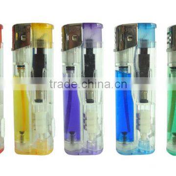 Five Colors Cheap Electric Lighter Torch Lighters Wholesale Led Lighter photo-2