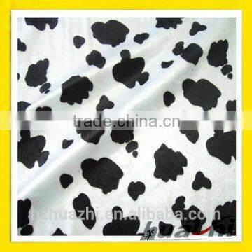 cow pattern knitting scuba fabric