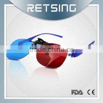 Promotional 3d Glasses red blue cyan 3d glasses from China factory