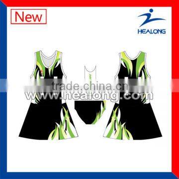 2013 new style sublimated wholesale netball uniform