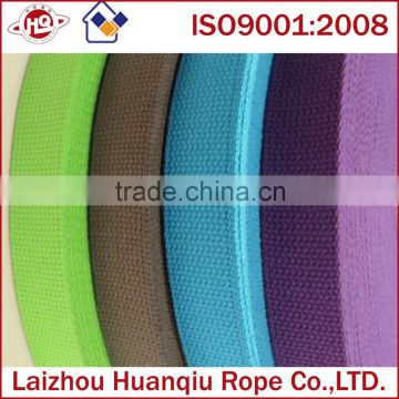 40mm organic cotton webbing belt rolls