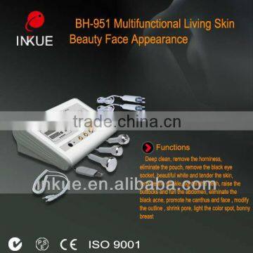 Hot selling portable salon 5 in 1 facial multifunction galvanic ultrasonic beauty machine