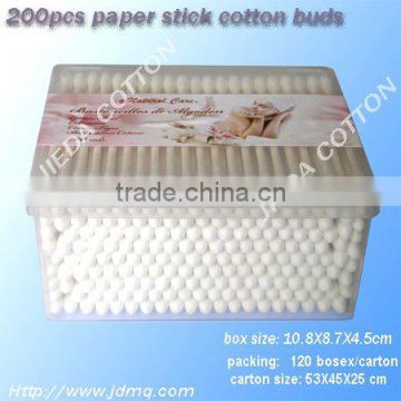 paper sticks cotton swabs (200pcs)