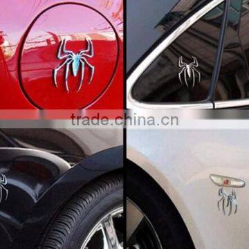 The spider metal sticker Creative funny car posted 3 d car metal stick