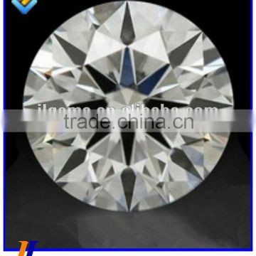 Round White European Star Cut CZ Cubic Zirconia Gemstone