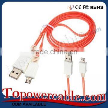 Factory Wholesale Best Competitive Price LED USB To Micro-USB Charging Cable photo-5