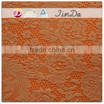 Durable Popular Brown Lace Fabric for Women Dressing photo-2