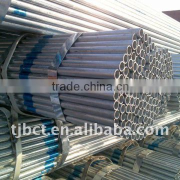 BS 1387 Q235 hot dipped galvanized steel pipe