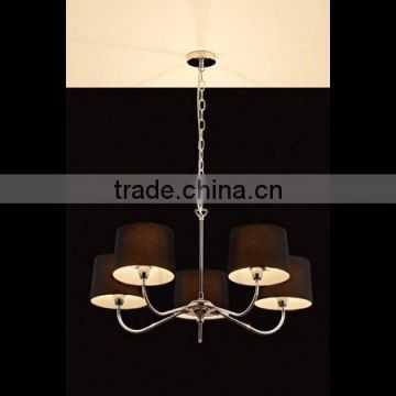 High quality modern pendant light with fabric shade