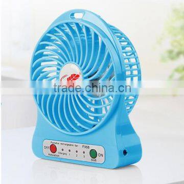 rechargeable mini table fan with USB charger,Battery Charger Table Fan