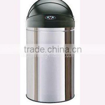 Round Stainless Steel Automatic Garbage Can with 30L