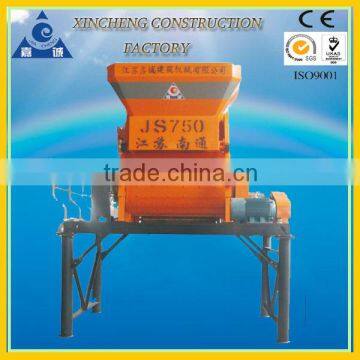 2014 new product JS750 Twin Shaft Concrete Mixer