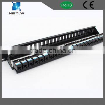 Cat6e 1U 24 Port Bnc Patch Panel