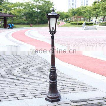 LED garden antique lamp post for AC100-240v input output voltage