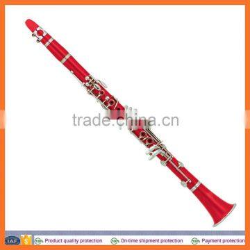 Bb key ABS body color clarinet