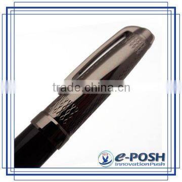 Calligraphy Metal Engraving Office Stationery Roller Ball Gift Pen Set photo-4