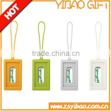 Factory price silicone luggage tag/silicone travel luggage tag/ silicone luggage tag strap