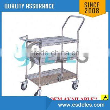 carbon steel high quality esd smt reel storage cart