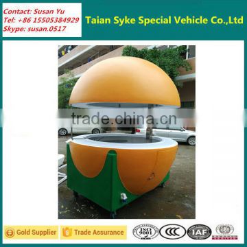 Fully or Half Open Outdoor Mobile Fruit Juice Kiosk with Wheels                        
                                                Quality Choice