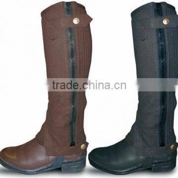 Horse Riding Leather Chaps/ Horse Riding Leather Gaiter/ Equestrian Leather Chap