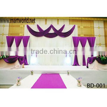 fabric wedding backdrap wedding decoration home party decoration(BD-001)