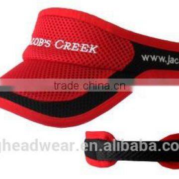 OEM fashion high quality sports custom cheap visor/ sun visor/ uv protection sun visor cap