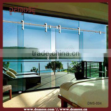 commercial automatic tinted sliding glass doors closer