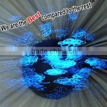 hot selling 13 inch color changing VIBRATING FIBER OPTIC LAMP 6151S