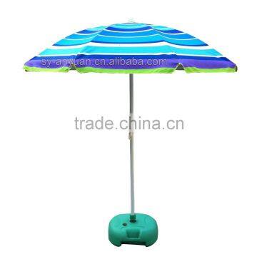 2m blue stripe color deluxe umbrella with uv protection