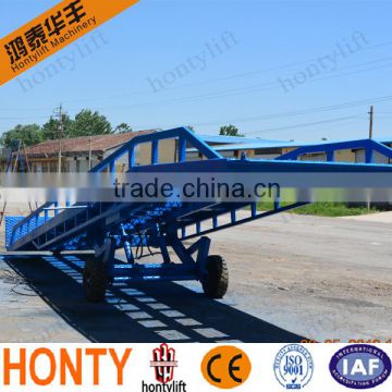 hot sale 8t mobile hydraulic container loading dock ramp lift