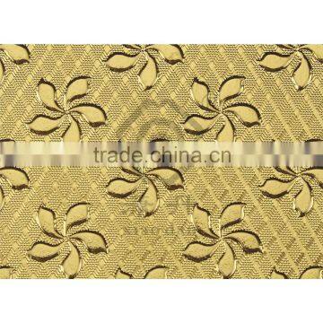 A011-03 metal sheet lamination on PVC foam board decoration
