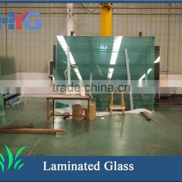 Golden laminated glass with high quality and factory price