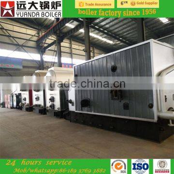 SZL6-1.25-AII 8-10bar pressure fast packaged biomass pellet fired steam boiler