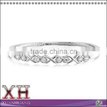 Alibaba XH 925 Sterling Silver Heart Love Open Bangle