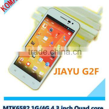 JIAYU G2F MTK6582 Quad Core 1.3Ghz 4.3" 1280*720 Screen 1G RAM 4G ROM 2MP+8MP Camera JIAYU Cell phones