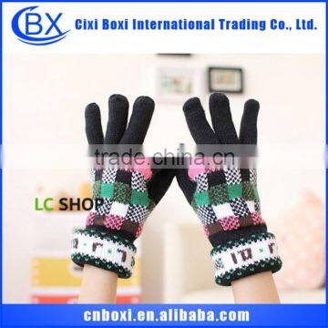 2014 Christmas gift custom muti-color touchscreen winter gloves