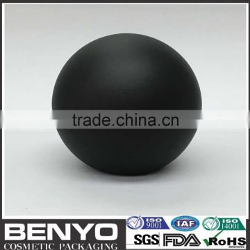 ball shape luxury black color cosmetic painted color elegant cosmetic cream jar 15 g