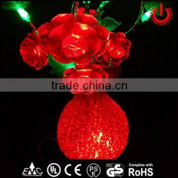 Rose in Vase Indoor Decorative Led Tree Lights photo-2