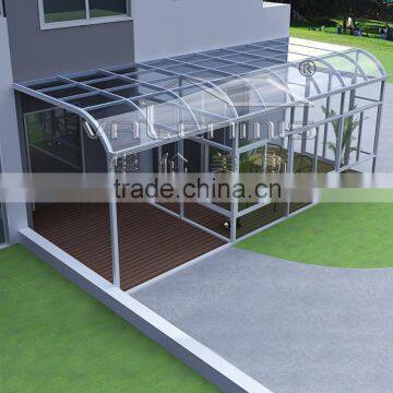 aluminum profile glass balcony sunroom