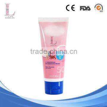 Cosmetics factory supply private label skin care odm and oem best sunscreen lotion