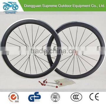 2016 carbon road wheels 20 holes UD finish high-profile carbon wheels