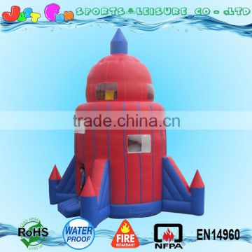 inflatable rocket sports products, inflatable sports games rocket for sale