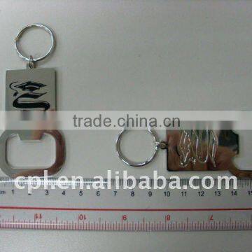 OEM custom design metal bottle opener keychain