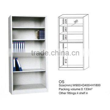 Educational modern hot sale 5-shelf office steel bookcase                        
                                                Quality Choice