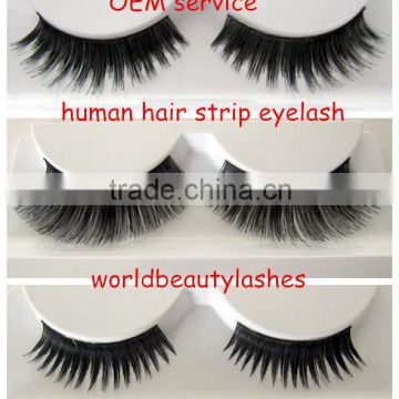 100% human hair hand-tied eyelash, wholesale price