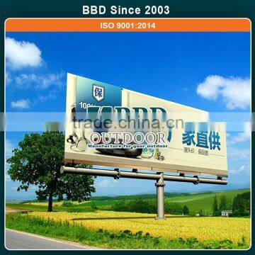 High quality steel outdoor monopole billboard for advertising