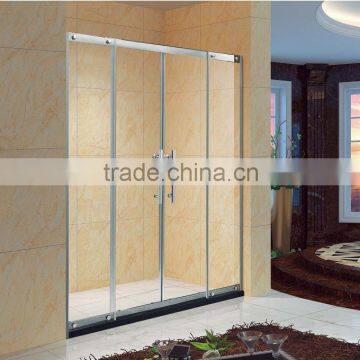 Hot! Stainless Steel Double Sliding Shower Screen (KD5212)