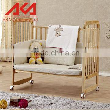 Fence Guard Solid Wood Toddler Bed