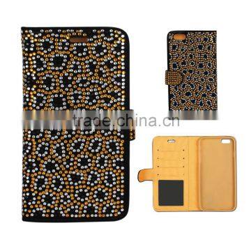 Shinning Diamond Wallet Case for Lady, Booklet Case for IphoneSE/iphone6/iphone6 Plus photo-2